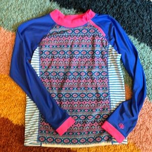Coolibar girls swim shirt
